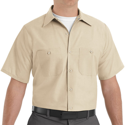 Men's Short Sleeve Industrial Work Shirt