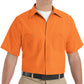 Men's Short Sleeve Industrial Work Shirt