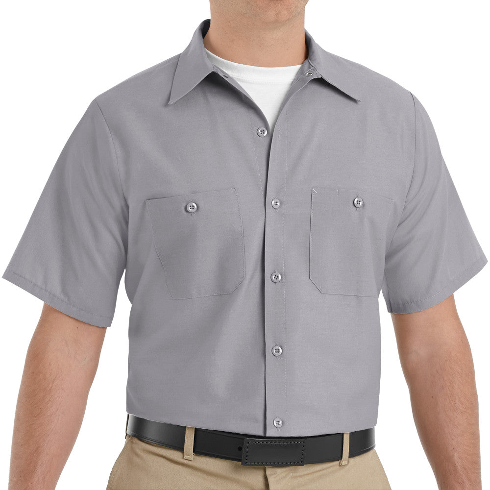 Men's Short Sleeve Industrial Work Shirt