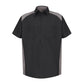 Men's Short Sleeve Motorsports Shirt - SP28 - Black / Grey