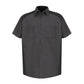 Men's Short Sleeve Motorsports Shirt - SP28 - Charcoal/Black