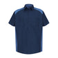 Men's Short Sleeve Motorsports Shirt - SP28 - Navy / Postman Blue