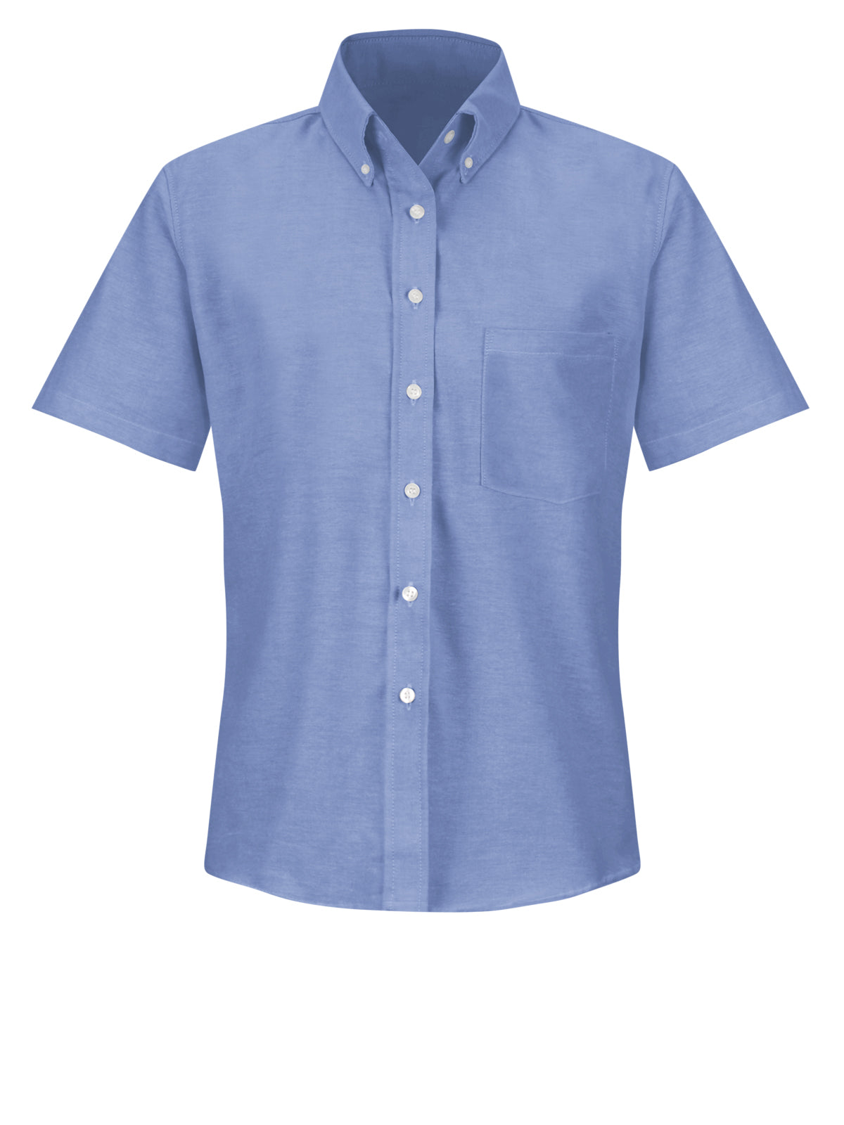 Women's Blu/Wh Str Drs Shirt 60/40 Oxf