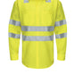 Men's Hi-Visibility Long Sleve Ripstop Work Shirt