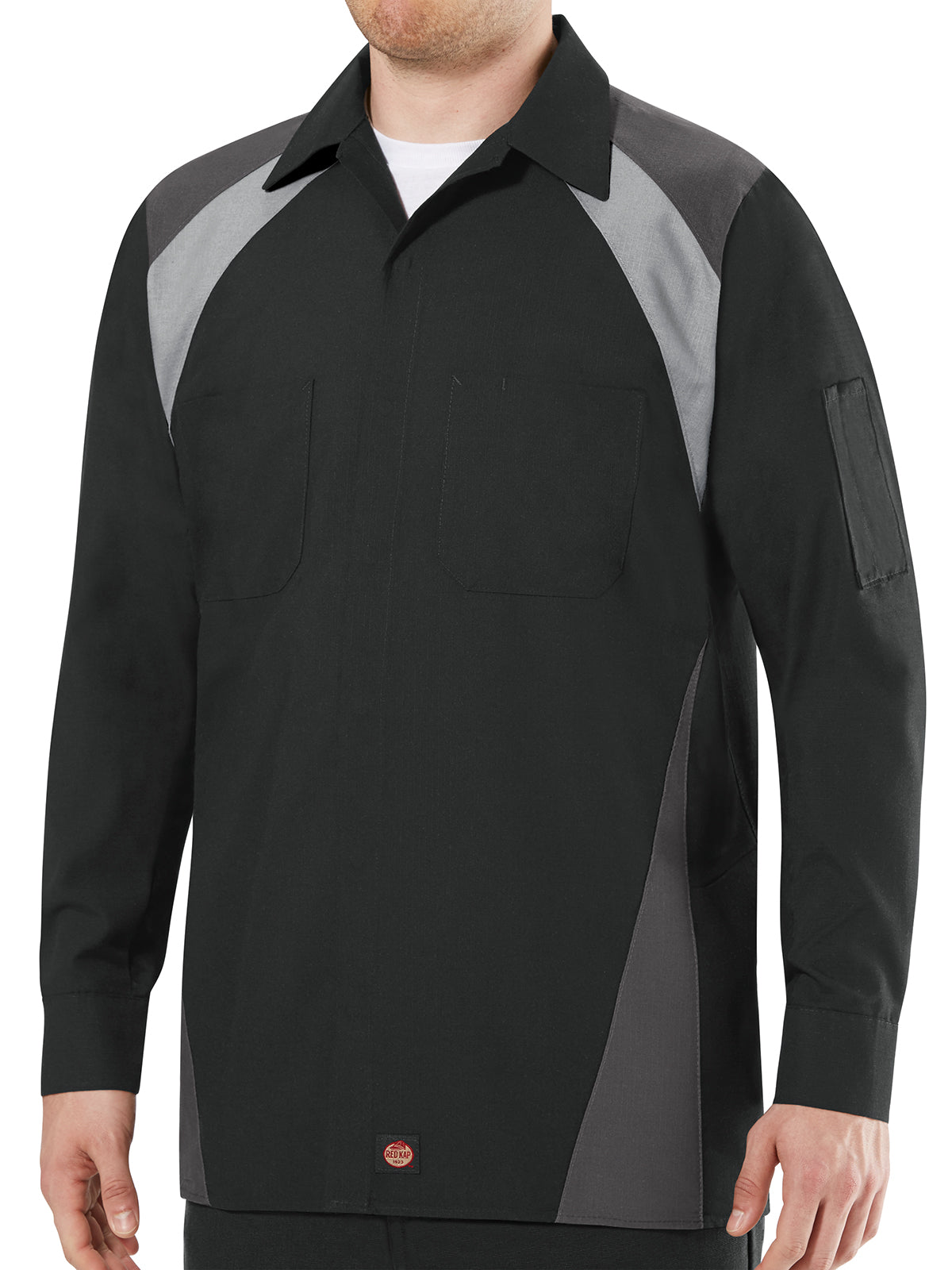 Men's Long Sleeve Tri-Color Shop Shirt