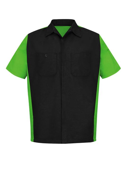 Men's Short Sleeve Two-Tone Crew Shirt