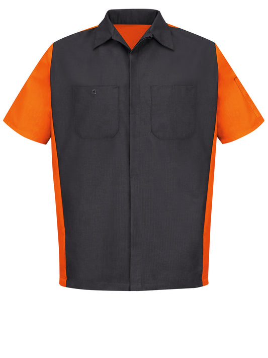 Men's Short Sleeve Two-Tone Crew Shirt