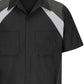 Men's Short Sleeve Tri-Color Shop Shirt