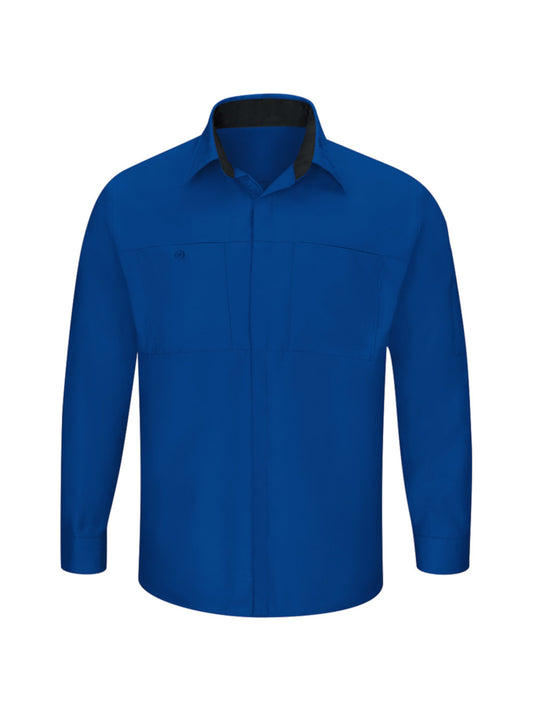 Men's Long Sleeve Performance Plus Shop Shirt