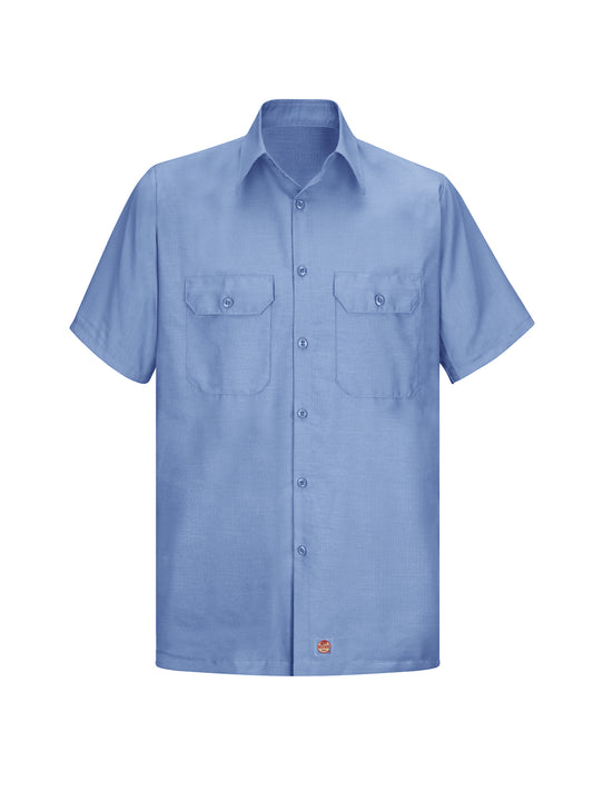 Men's Short Sleeve Solid Rip Stop Shirt