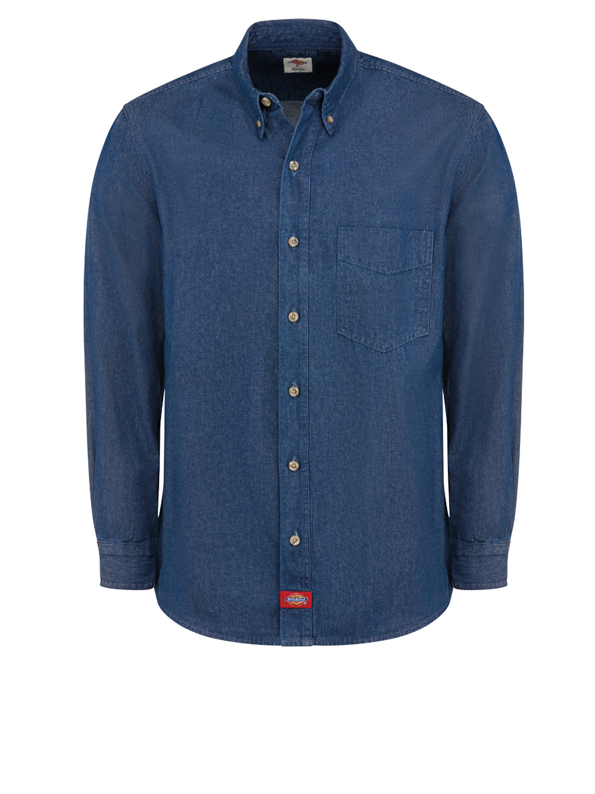 Men's Denim Long-Sleeve Work Shirt