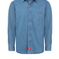 Men's Denim Long-Sleeve Work Shirt