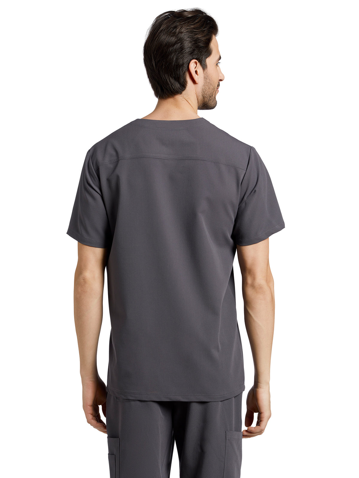 Men's 2-Pocket Tuckable V-Neck Scrub Top