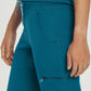 Women's 6-Pocket Low-Rise Waist Cargo Scrub Pant