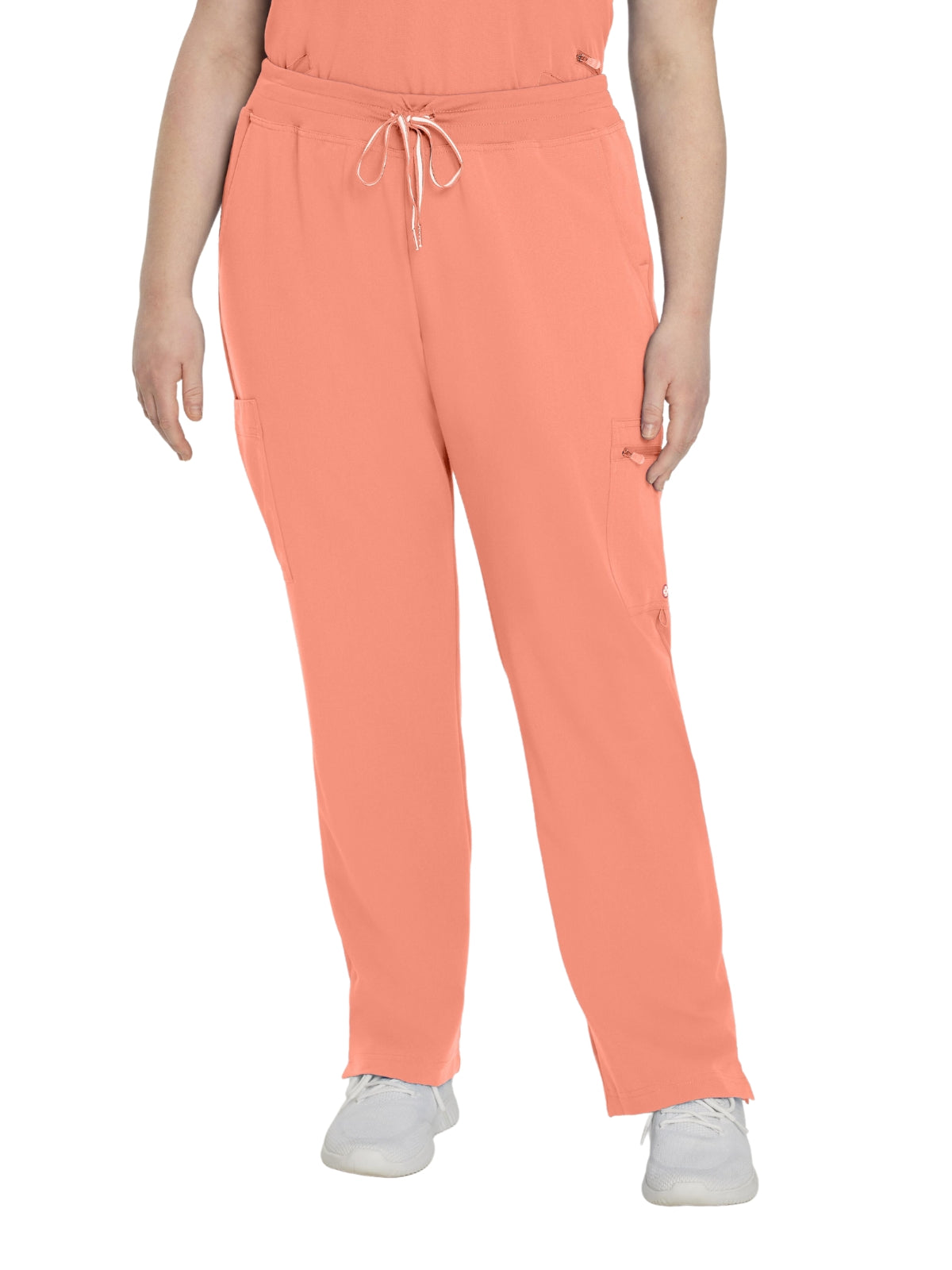 Women's 6-Pocket Low-Rise Waist Cargo Scrub Pant