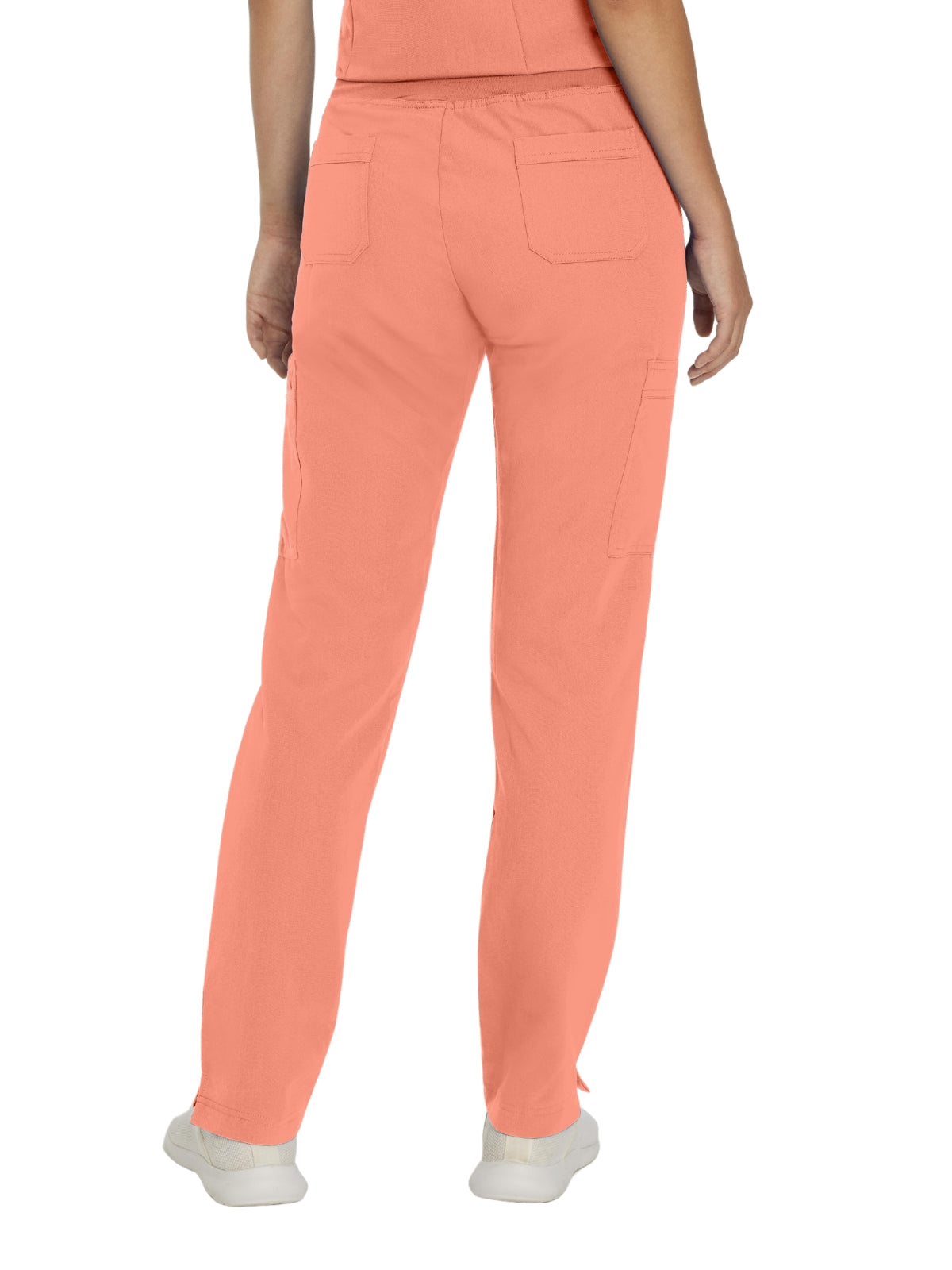 Women's 6-Pocket Low-Rise Waist Cargo Scrub Pant