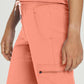 Women's 6-Pocket Low-Rise Waist Cargo Scrub Pant