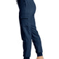 Women's 7-Pocket Mid-Rise Triple-Elastic Waist Jogger Scrub Pant