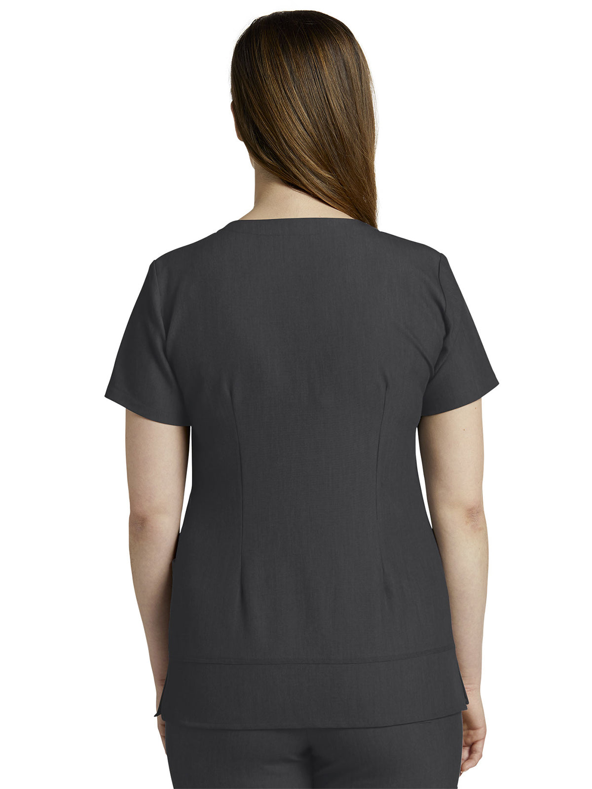 Women's 3-Pocket Stylized Seam V-Neck Top