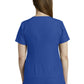 Women's 3-Pocket Stylized Seam V-Neck Top