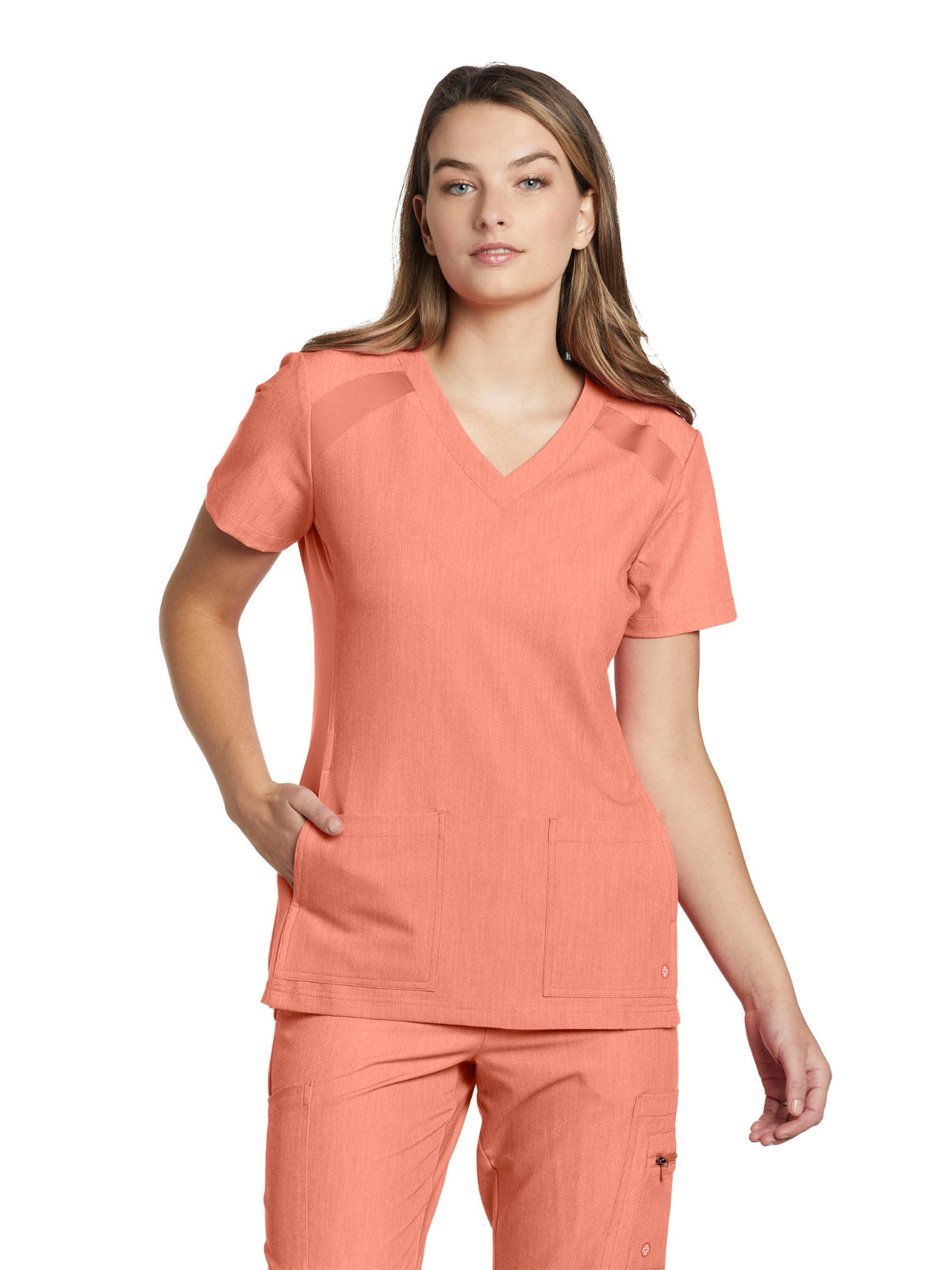 Women's 4-Pocket V-Neck Top