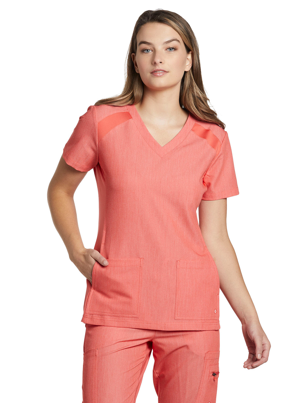 Women's 4-Pocket V-Neck Top