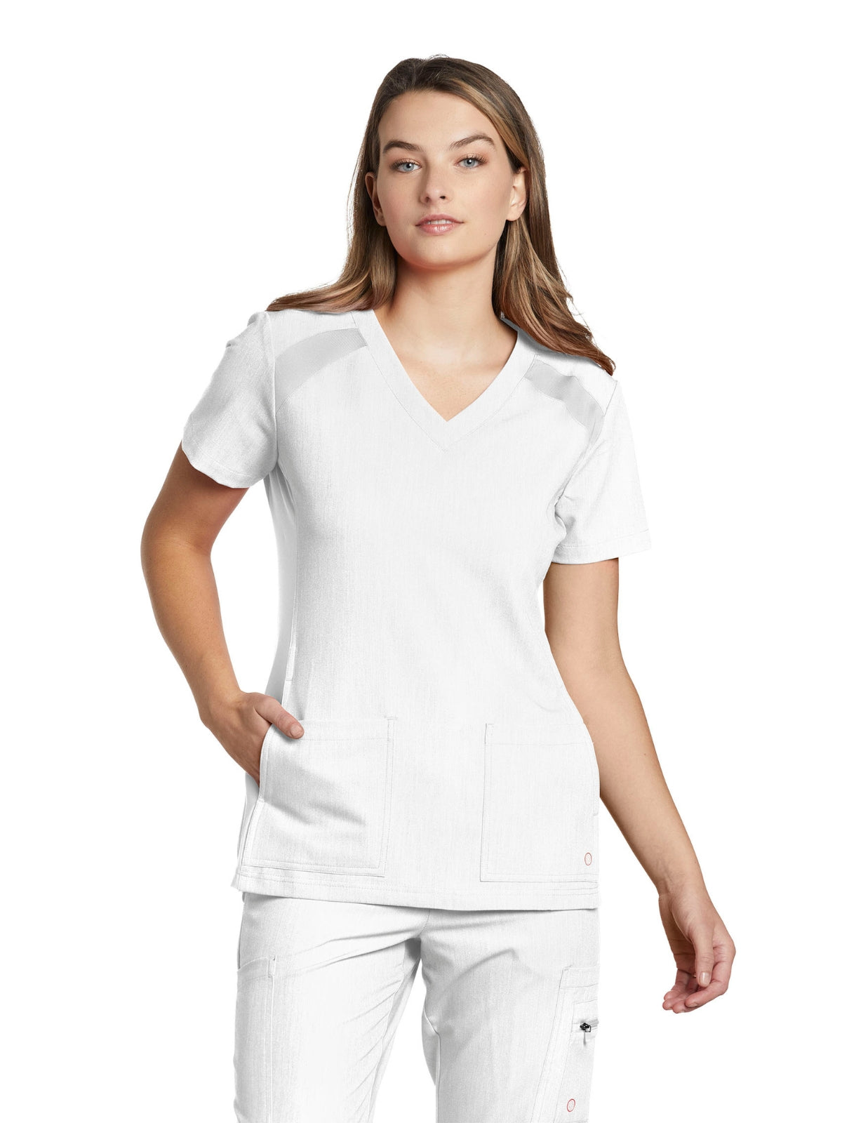 Women's 4-Pocket V-Neck Top