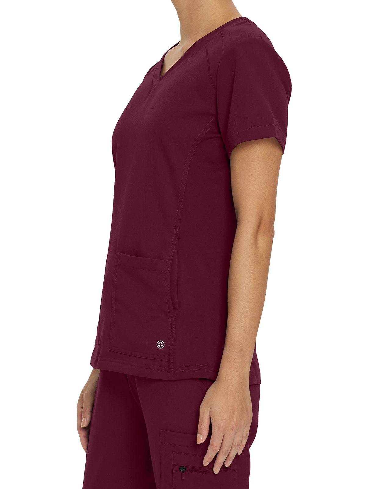 Women's 4-Pocket V-Neck Top