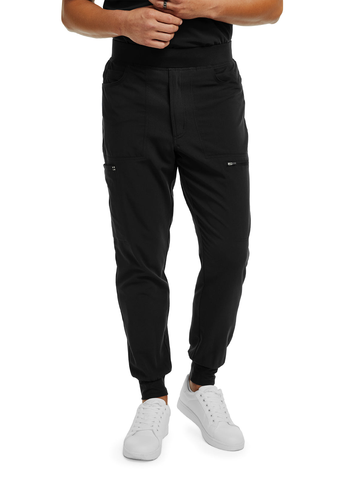Men's Seven-Pocket Cargo Jogger Pant - WB417 - Black