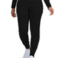 Women's Six-Pocket High-Rise Knit Elastic Waist Jogger Pant - WB430 - Black