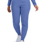 Women's 6-Pocket High-Rise Knit Elastic Waist Jogger Scrub Pant