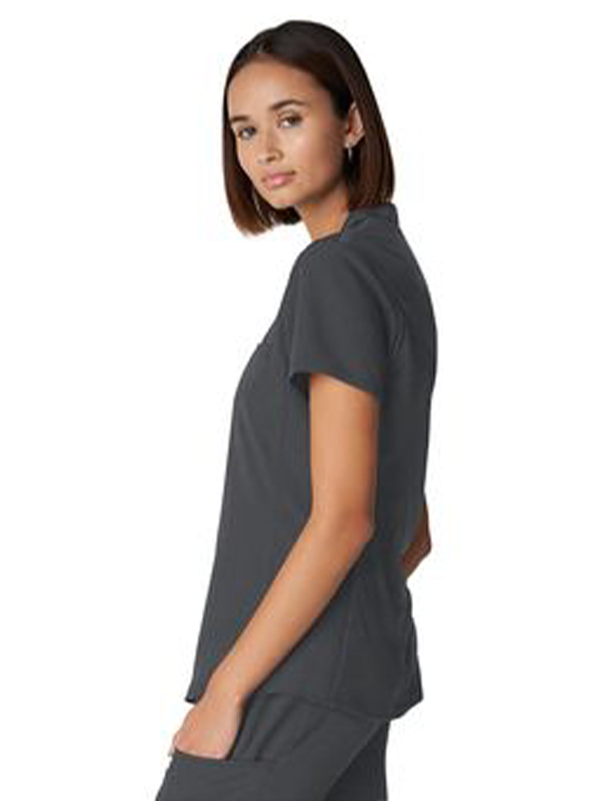 Women's 2-Pocket Wrinkle Resistant V-Neck Scrub Top