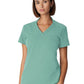 Women's 2-Pocket Wrinkle Resistant V-Neck Scrub Top