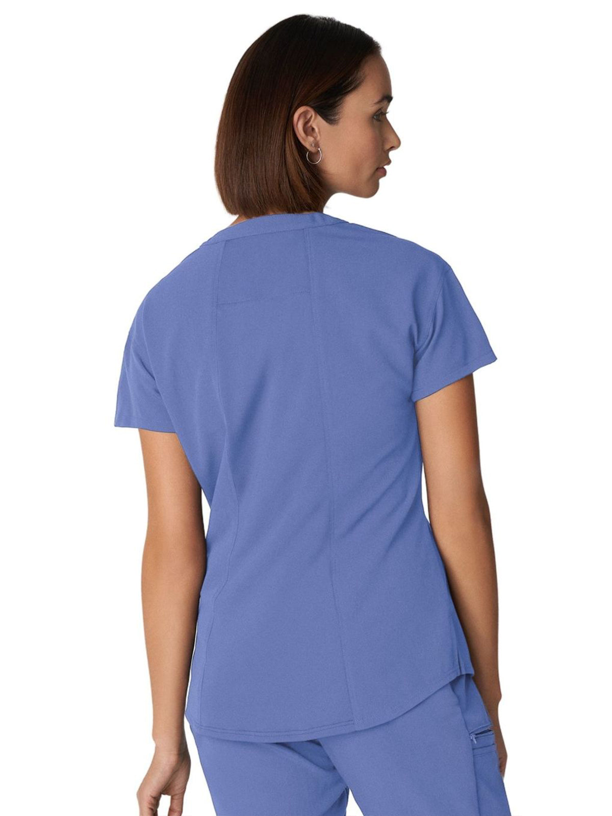 Women's 1-Pocket Tuckable V-Neck Scrub Top