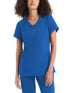 Women's Three-Pocket V-Neck Top - WT127 - Royal