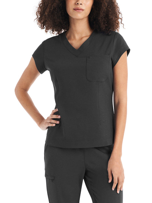 Women's 1-Pocket V-Neck Top