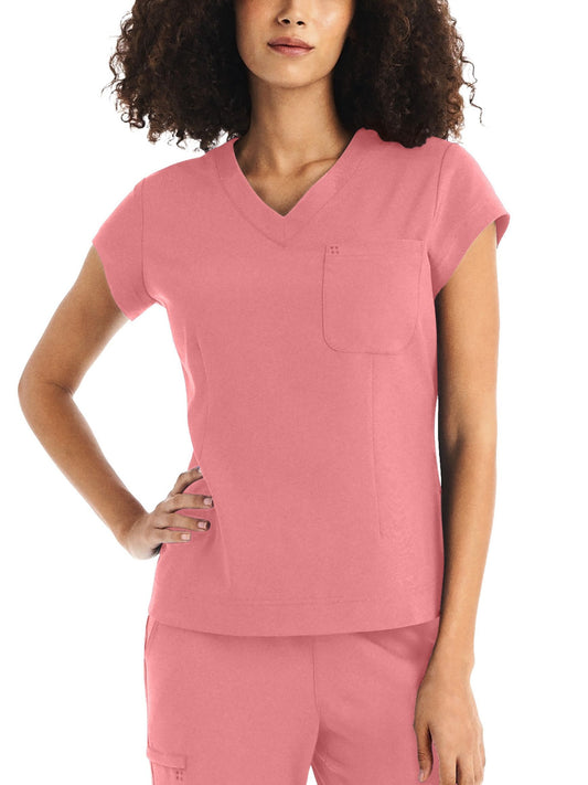 Women's 1-Pocket V-Neck Top