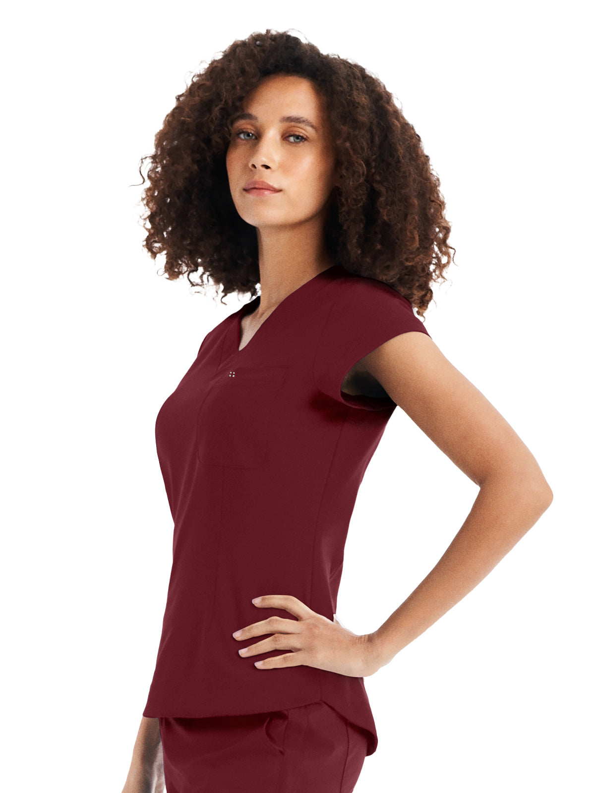 Women's 1-Pocket V-Neck Top