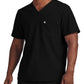 Men's 2-Pocket Fluid Resistant V-Neck Scrub Top