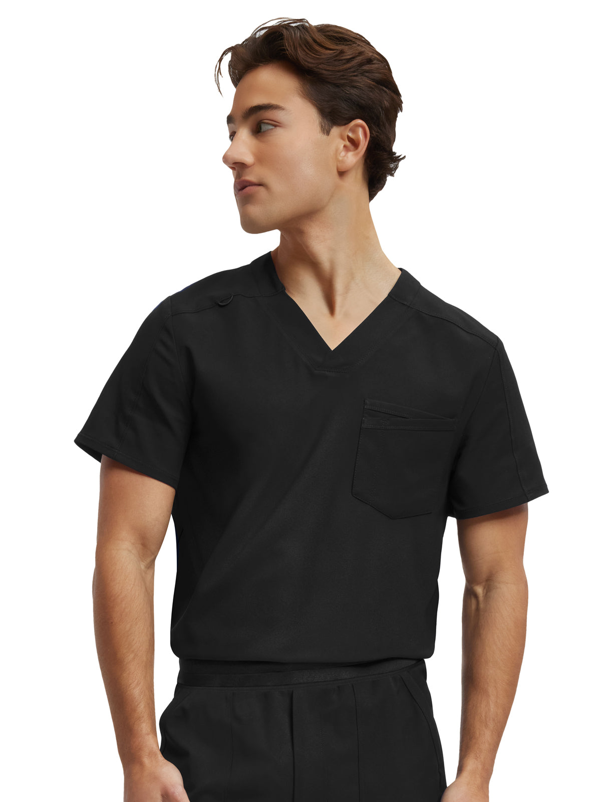 Men's Tuck-In V-Neckline Scrub Top