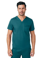 Men's Two-Pocket Tuck-In V-Neckline Top - WT150 - Fern