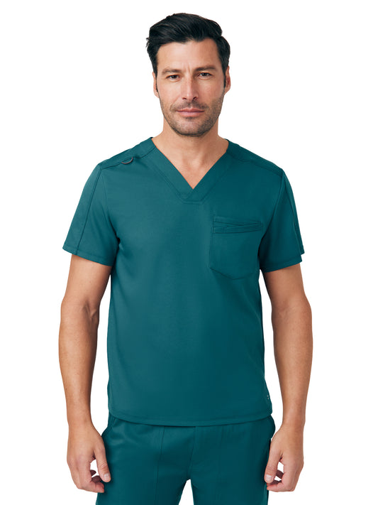 Men's Two-Pocket Tuck-In V-Neckline Top - WT150 - Fern
