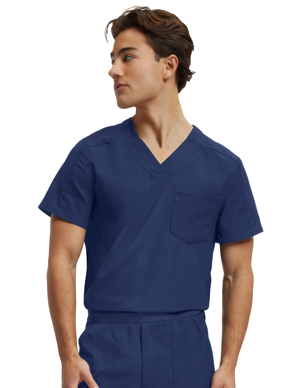 Men's Tuck-In V-Neckline Scrub Top