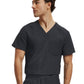 Men's Two-Pocket Tuck-In V-Neckline Top - WT150 - Pewter