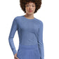 Women's Shirttail Hemline Underscrub Tee - WT311 - Heather Ceil