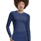 Women's Shirttail Hemline Underscrub Tee - WT311 - Heather Navy