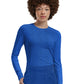 Women's Shirttail Hemline Underscrub Tee - WT311 - Heather Royal