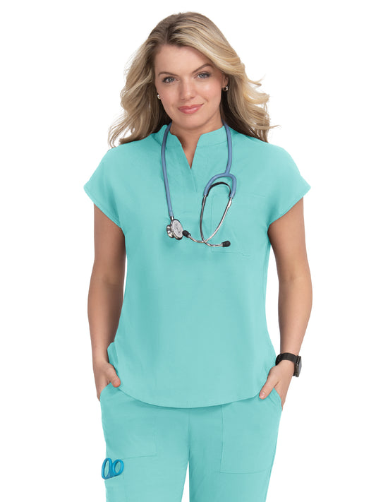 Women's 1-Pocket Stretch Tuck-In Ari Scrub Top