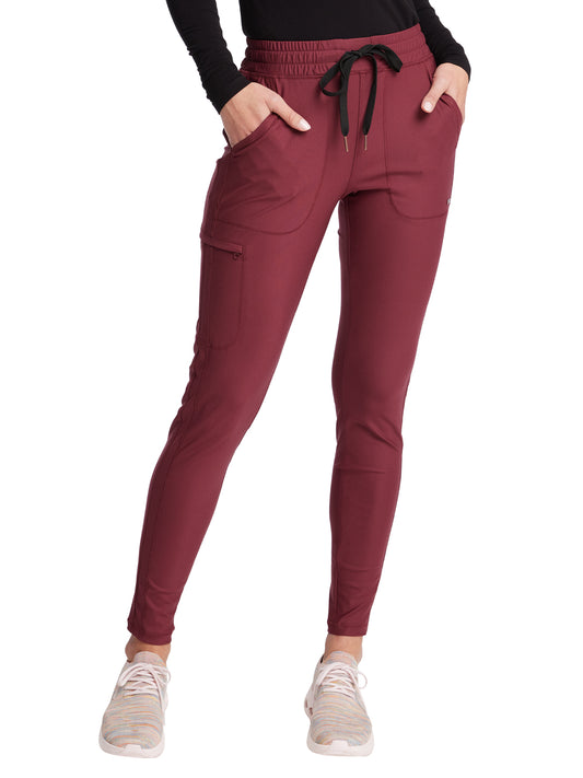 Women's 5 Pocket Tapered Leg Scrub Pant