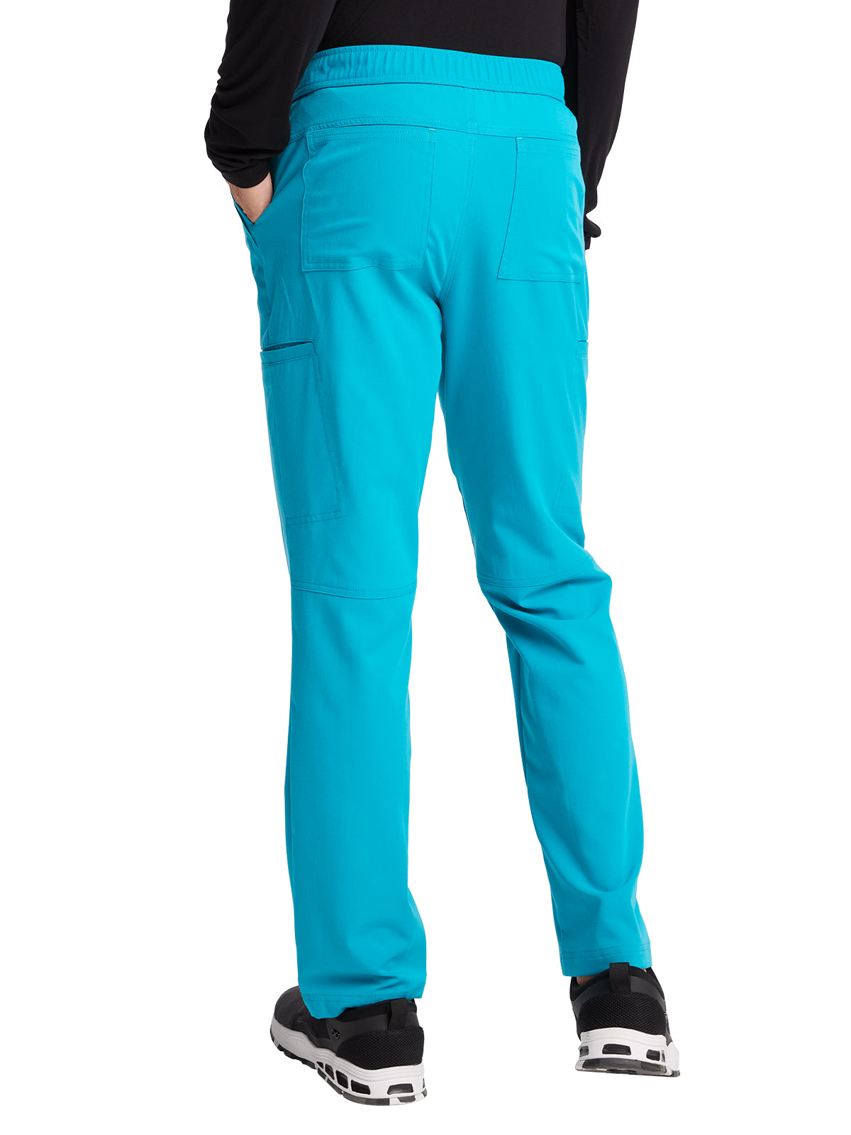 Men's Mid Rise Button Closure Fly Front Cargo Pant